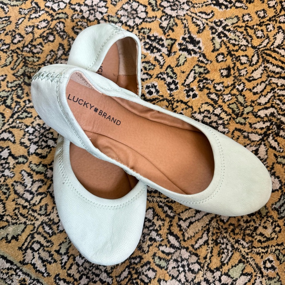 Lucky Brand Emmie Leather Ballet Flats